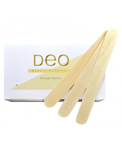 Deo Wooden Spatulas regular (100 pieces)